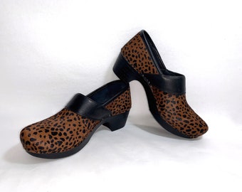 cheetah clogs