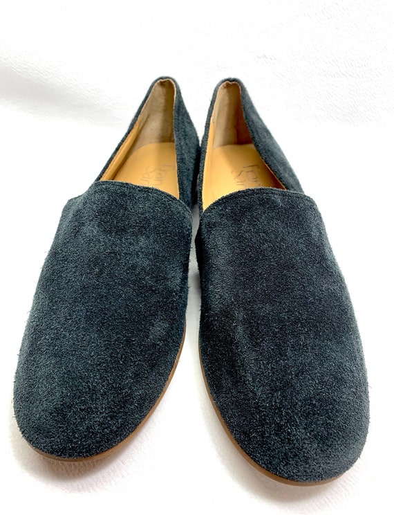 Gray Black sz 7 SUEDE Slippers Suede Shoes RENAIS… - image 6