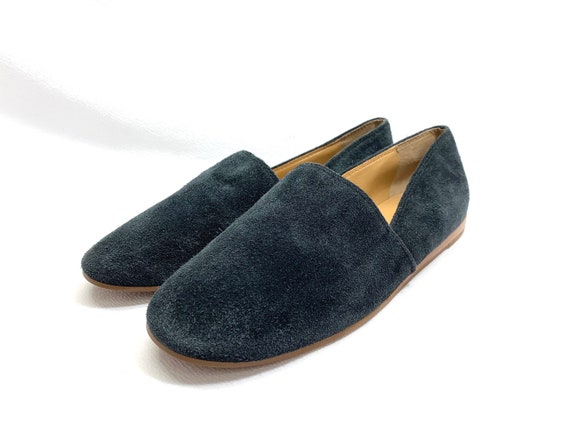 Gray Black sz 7 SUEDE Slippers Suede Shoes RENAIS… - image 4