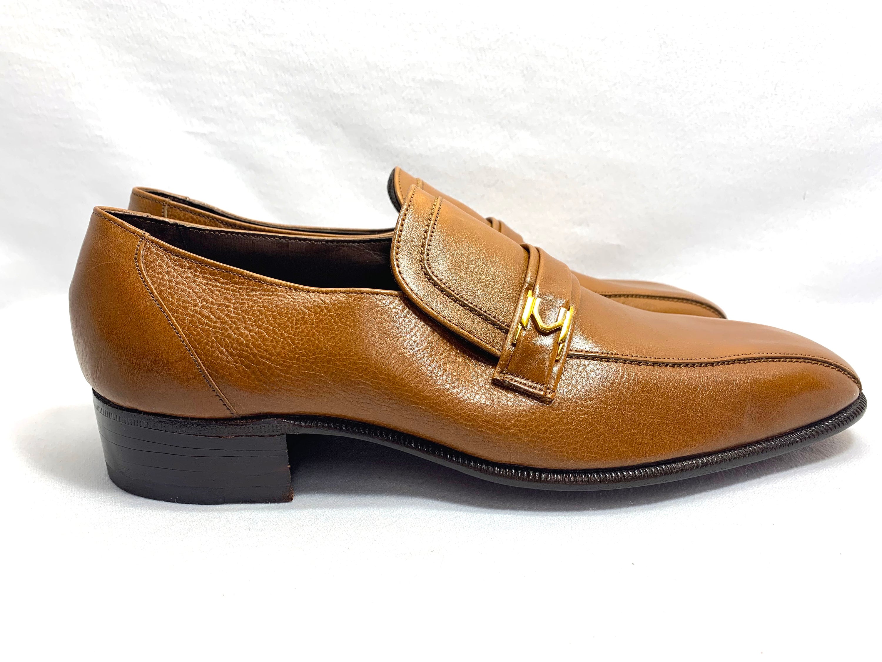 florsheim mens brown dress shoes Florsheim Rucci Plain Toe Oxford 10.5 Men's Cognac main image 0