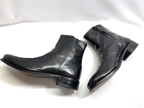 FLORSHEIM Boots Beatles Boots size 12 Black Leath… - image 2