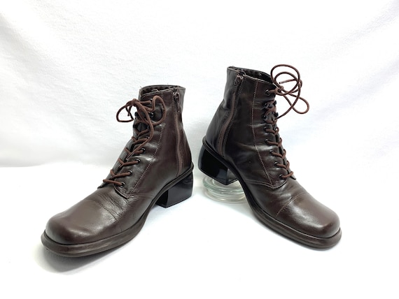 sale 30.00 off Cloud Nine Square Toe Grunge Boots… - image 1