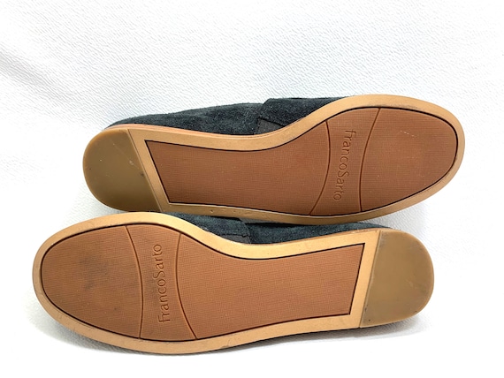 Gray Black sz 7 SUEDE Slippers Suede Shoes RENAIS… - image 10
