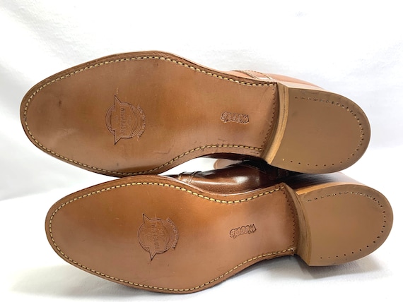 Vintage 1970s Retro Disco Florsheim Leather WEEDS Ankle Hipster Vibram Boots vintage weeds by florsheim boots brown - 9M | eBay main image 4