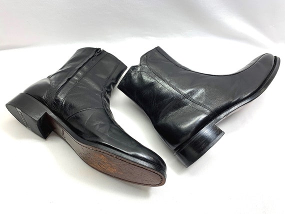 FLORSHEIM Boots Beatles Boots size 12 Black Leath… - image 4