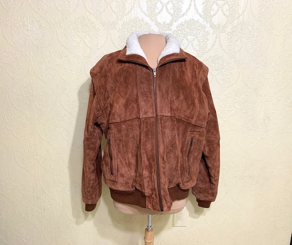 Vintage Wilsons Leather Ruggedly Handsome Xl Mens Leather Coat 