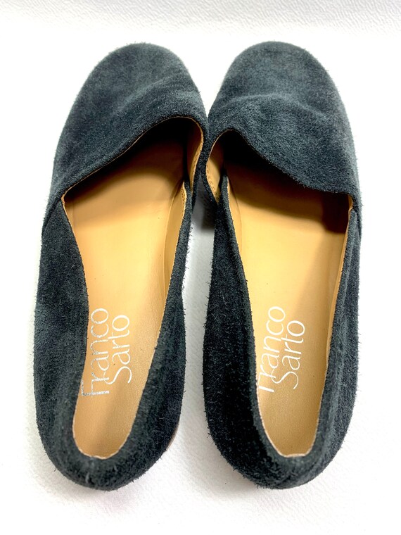 Gray Black sz 7 SUEDE Slippers Suede Shoes RENAIS… - image 5
