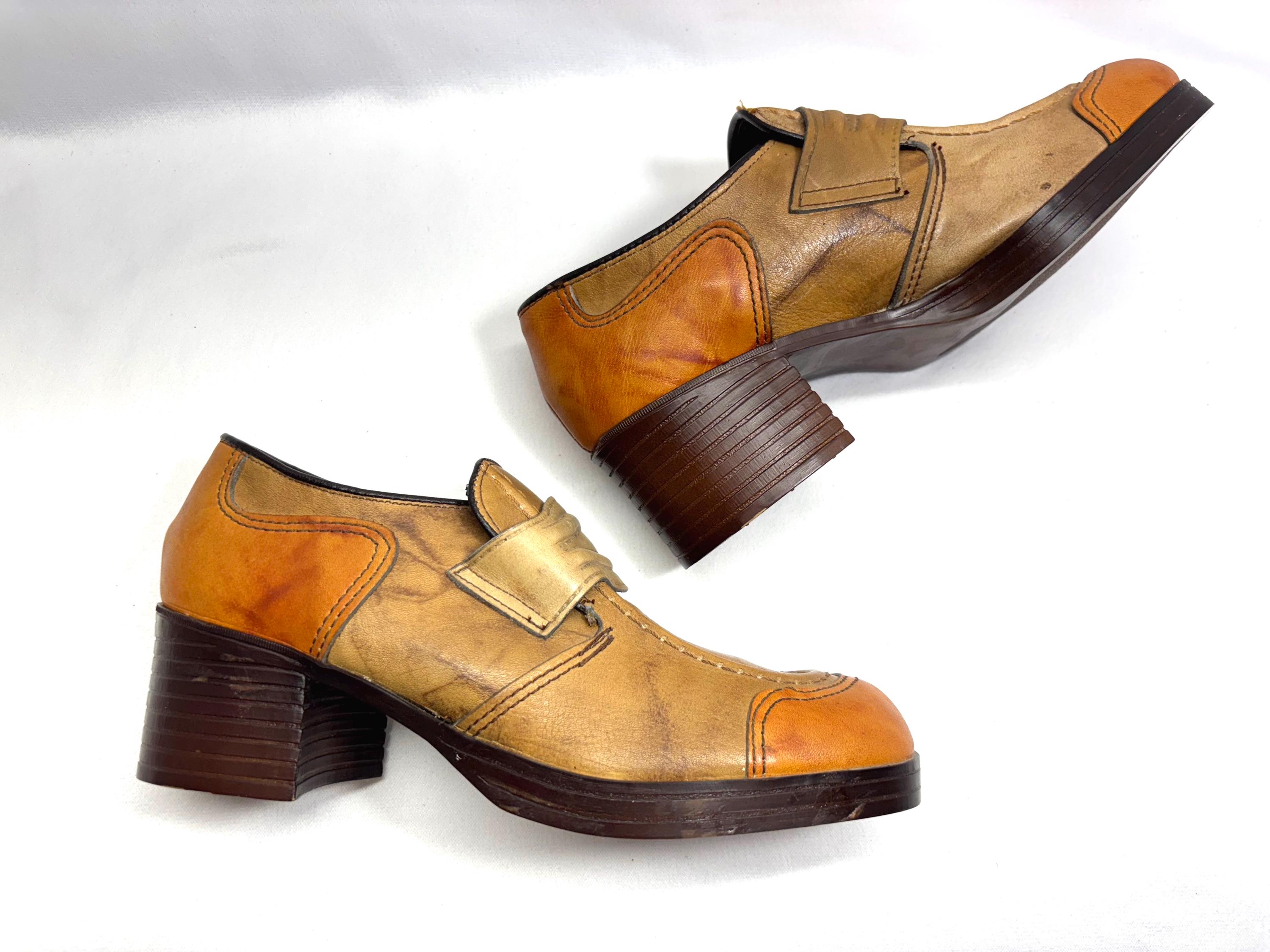 70s Brown Platforms