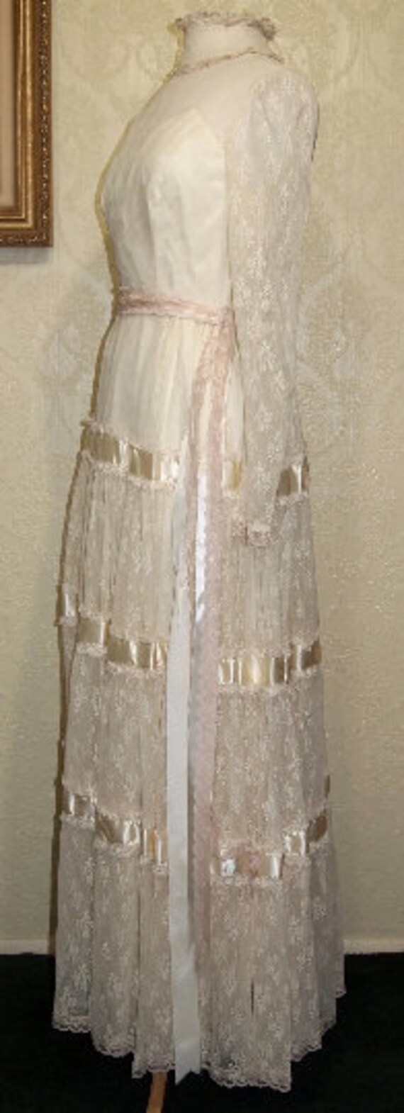 blush ribbon size 8 EDWARDIAN GOWN Country Elegan… - image 3