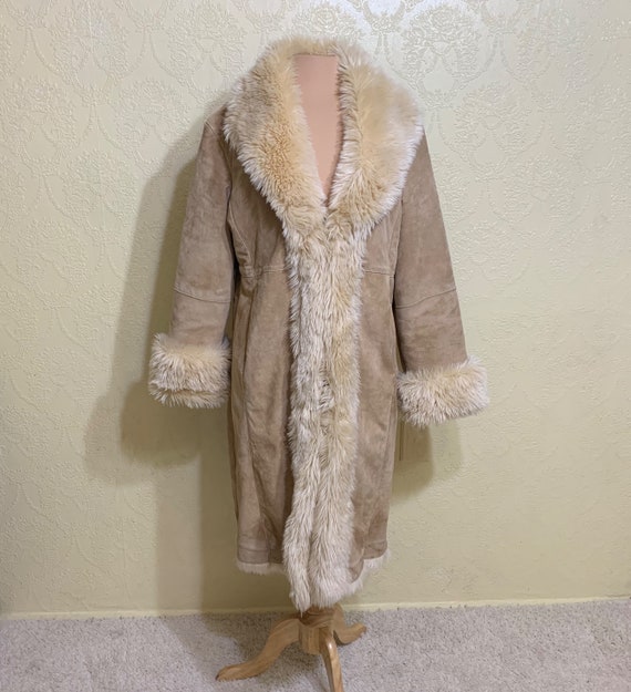 Wilsons Leather Coat Impeccably Clean Sz Large Almost Famous SUEDE