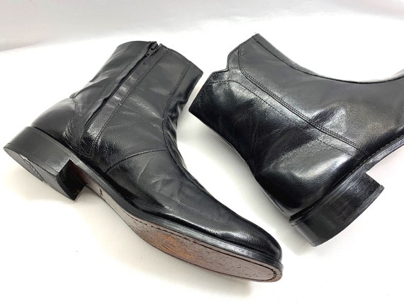 FLORSHEIM Boots Beatles Boots size 12 Black Leath… - image 3