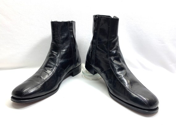 FLORSHEIM Boots Beatles Boots size 12 Black Leath… - image 1