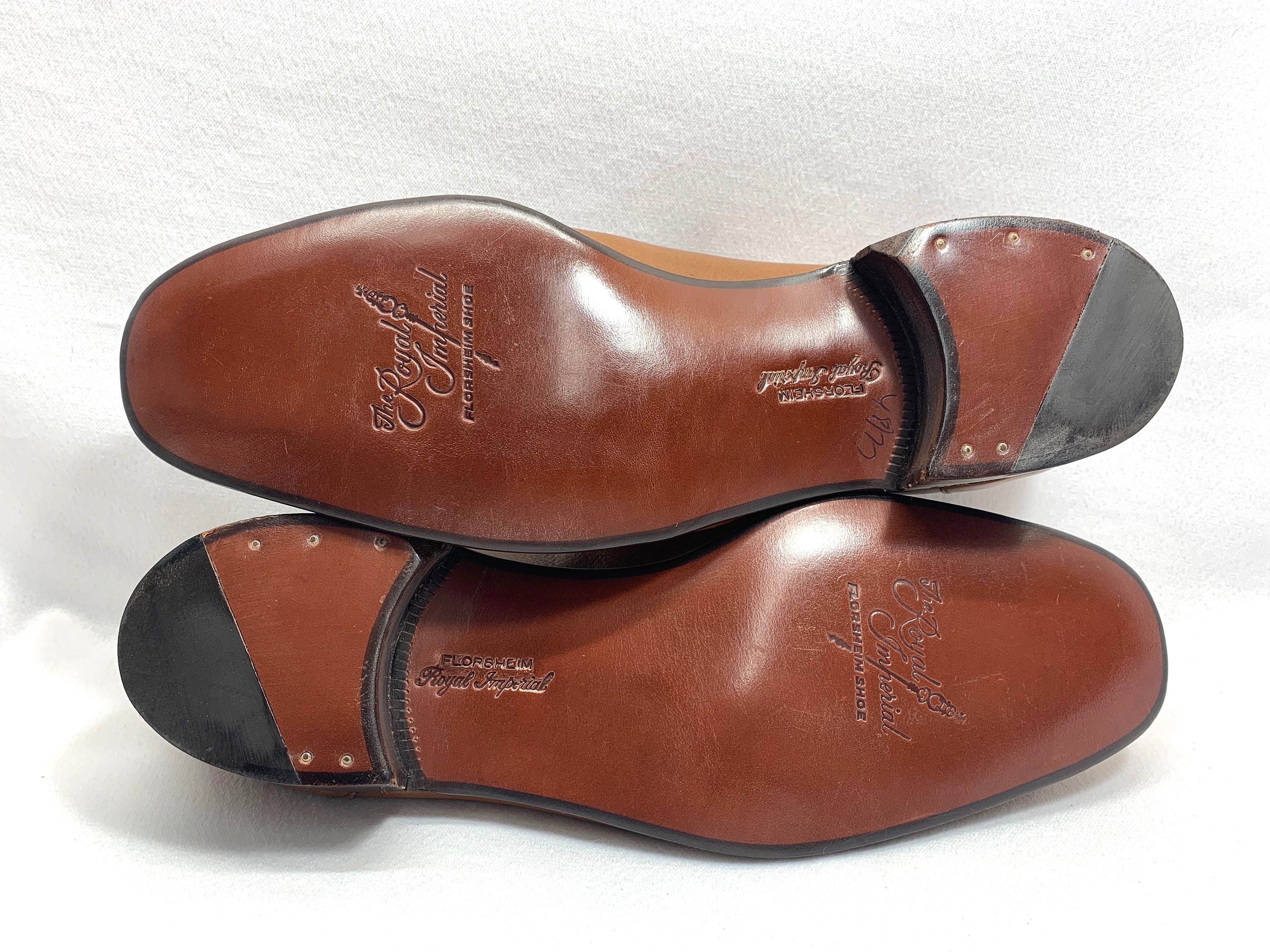 Florsheim Royal Imperial Men 13 Brown Leather Dress Shoes Moc-toe Tassel Loafers New ROYAL IMPERIAL FLORSHEIM Shoes Mens Size 9 Brown Leather  main image 3