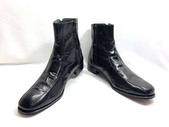 FLORSHEIM Boots Beatles Boots size 12 Black Leath… - image 10