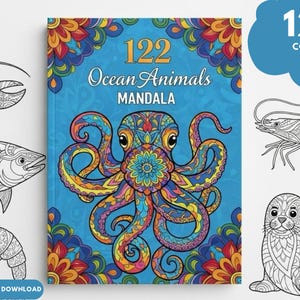 120+ Printable Ocean Animals Coloring Pages for Kids | Toddler, Preschool & Kindergarten Coloring Book | Homeschool Activity Sheets