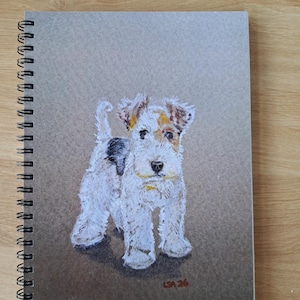 A5 Fox Terrier puppy Notepad