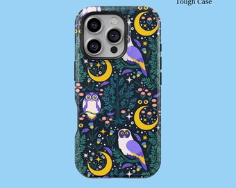 OWL In Forest Phone Case For iPhone Tough MagSafe, Sansung Galaxy Cover