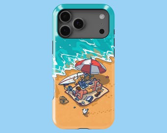 Etui na telefon Summer Tropical Beach na iPhone'a 17 16 15 14 13 12 11 8 Air Pro Max MagSafe Samsung S25 S24 S23 S22 S21 FE Ultra