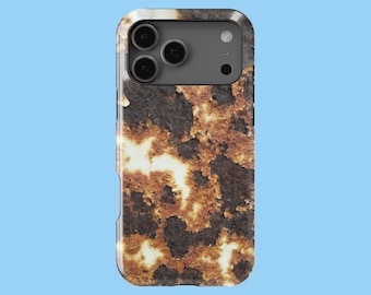 Industriële stijl roestige metalen rustieke roestige metalen textuur voor iPhone 17 16 15 14 13 12 11 Air Pro Max MagSafe Samsung S25 S24 S23 Ultra Cover