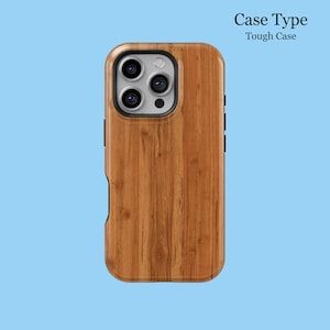 Wood Grain Phone Case not actual Wood Grain For iPhone 16 15 14 13 12 11 XS 8 Pro Plus Max Tough MagSafe Samsung S25 S24 S23 S22 Ultra Cover
