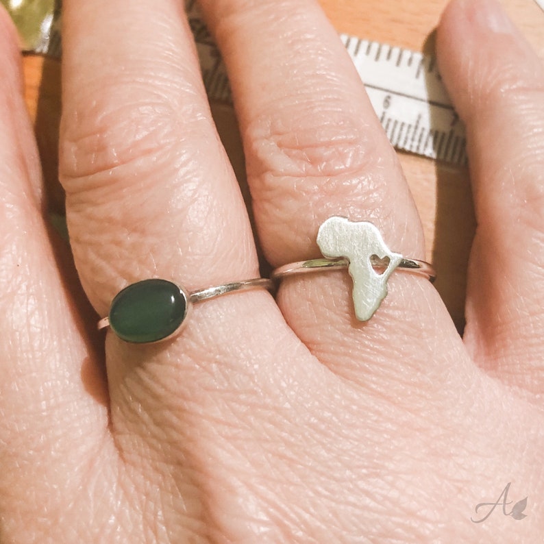 Africa Ring Map African Jewelry Africa Map Ring - Etsy