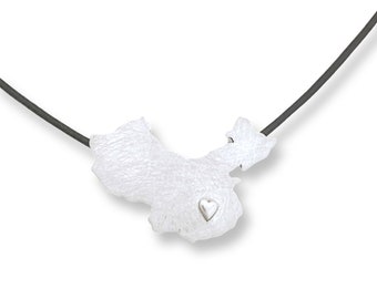 Collar de China con corazón, colgante de mapa de plata de China, collar personalizado, colgante de plata de China, joyería personalizada, amantes de China,