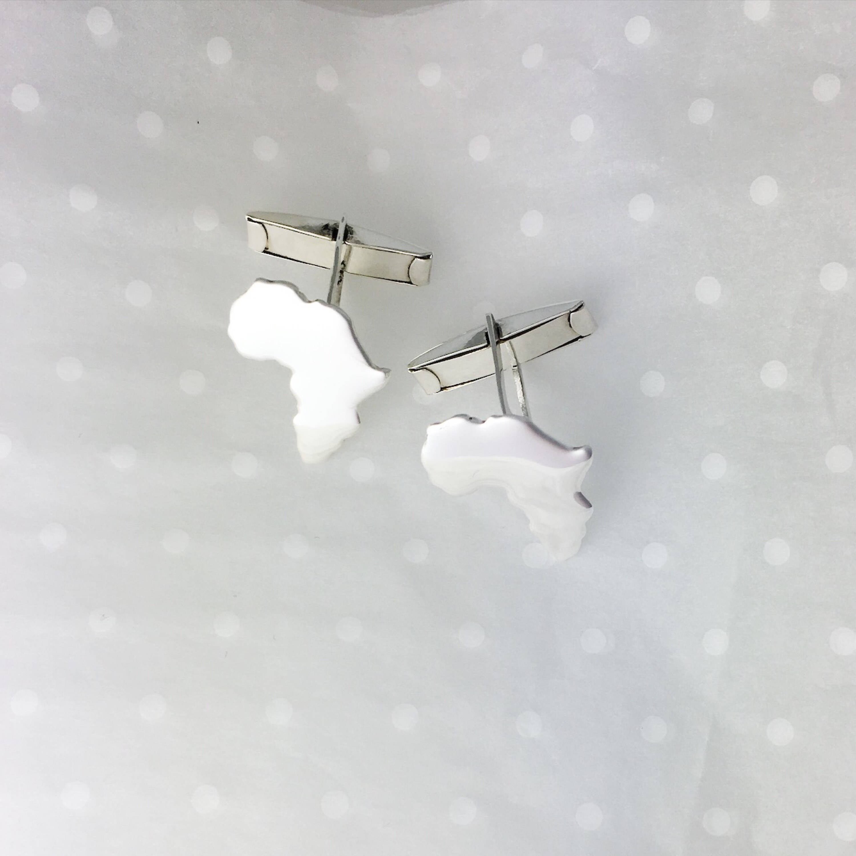 Boutons De Manchettes Collection - Argent Massif Et Plaqué Or - Style Afrique - Occasion