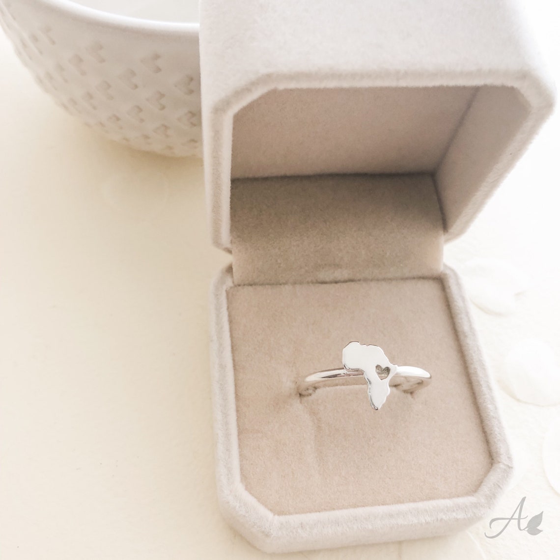 Africa Ring Map African Jewelry Africa Map Ring - Etsy