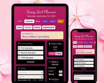Slay-the-Day デジタルプランナー — ウェブアプリ | 毎日の目標、習慣トラッカー、カレンダー、予算、感謝日記