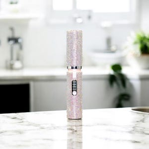 lisseur sans fil portátil / lisseur strass / placa lissante rose portátil