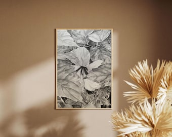 Kunst Druck - Botanischer Stil | Moderne Wand Poster Dekoration | Hand gezeichnete Straßenblume