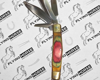 Equine Multi-Tool Pocket Knife – Horse Hoof Care Tools