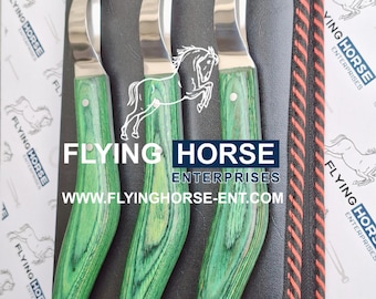 Horse Hoof Loop Knife Set – Farrier Tools with Case