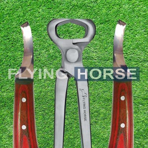 Premium Farrier Tool Set – Hoof Nipper + 2 Hoof Knives (Right + Left)