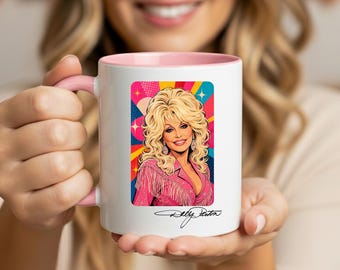 Dolly Parton Mug: Country Queen Accent Mug, RIP For Dolly Parton Cup, What Would Dolly Do, In Memory of Dolly