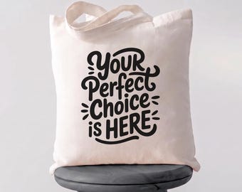 Personalized Canvas Tote Bag: Custom Monogram, Zippered Tri-Color