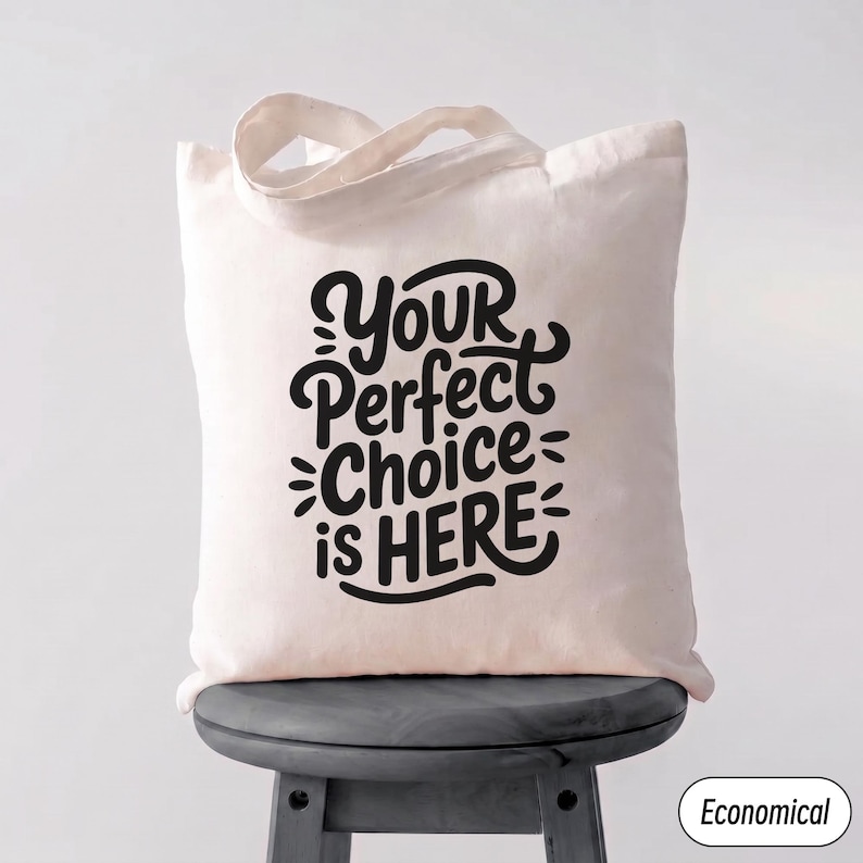 Personalized Canvas Tote Bag