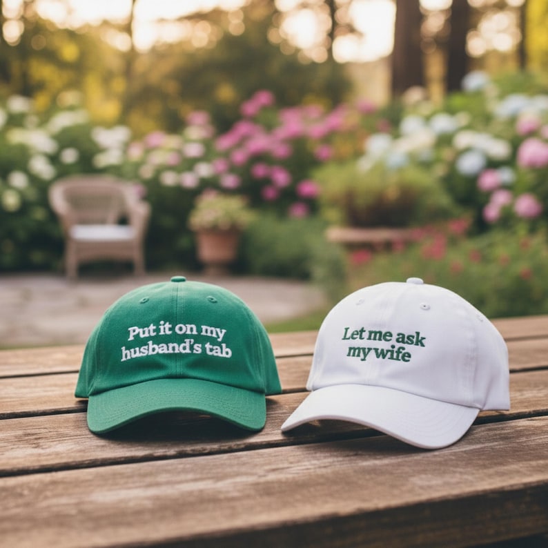 Let Me Ask My Wife Embroidered Dad Cap