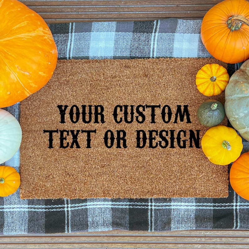 Custom Door Mat, Personalized Doormat, Personalized Gift, Custom Gifts, Housewarming Gift, Welcome Mat, Birthday Gift, Christmas Gift image 3