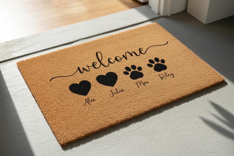 Personalized Family Doormat
