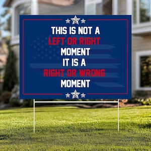 Politisches Demonstrations-Yard-Schild: Soziale Gerechtigkeit, Achtung der Rechte, wetterfest aus Metall, 45 cm x 60 cm