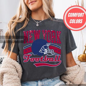 Giant Vintage Style Comfort Colors T-Shirt,New York Football Crewneck,NY Giant T-Shirt,New York Football Tshirt,New York Fan Gift FTA27