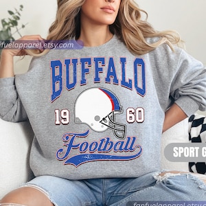 Buffalo Football Vintage Sweatshirt T-Shirt,Buffalo Bill Crewneck Sweatshirt,Buffalo New York,Buffalo Bill Fan Gift,Sunday Football FSD22