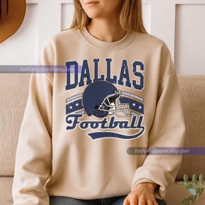 Dallas Football Vintage Style Sweatshirt T-Shirt,Dallas Football Shirt,Cowboy Sweatshirt,Dallas Shirt,Football Shirt,Dallas Fans Gift FSA5