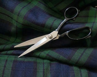 Black Watch Tartan Fabric – Acrylic Wool Plaid Material by Yard