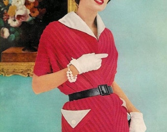Vintage Knitting Pattern Bundle - Any FIVE Original Patterns for the Price of Four