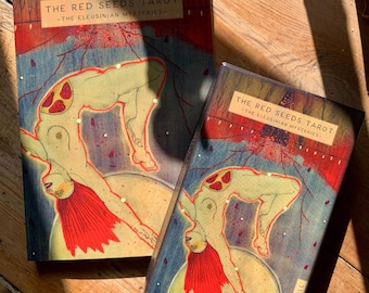 The Red Seeds Tarot Deck 'The Eleusinian Mysteries' and A5 Companion Book