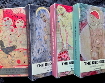Red Stone Tarot + I book + 3 oracles