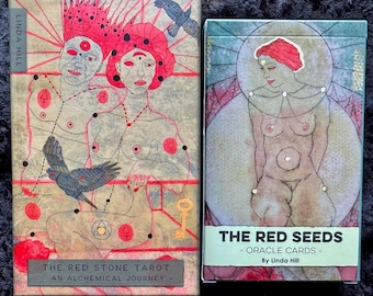 Red Stone Tarot + Red  seed oracle 1