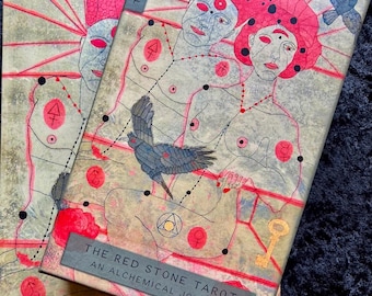 The Red Stone Tarot + 1 book